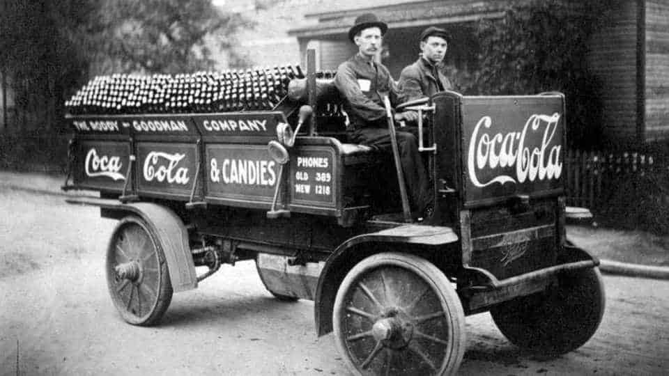 1912 Coca-Cola Electric Delivery Truck