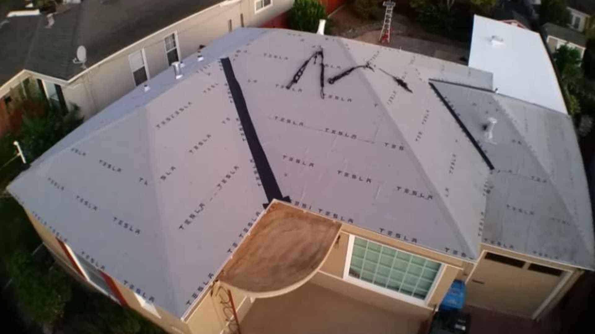 Tesla Solar Roof Install Day 1 - 7:30 AM