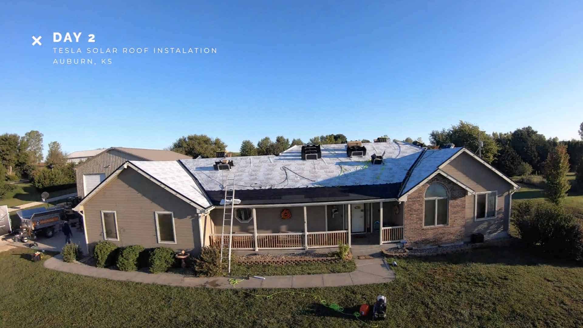 Weddle & Sons Solar Roof Install Day 2