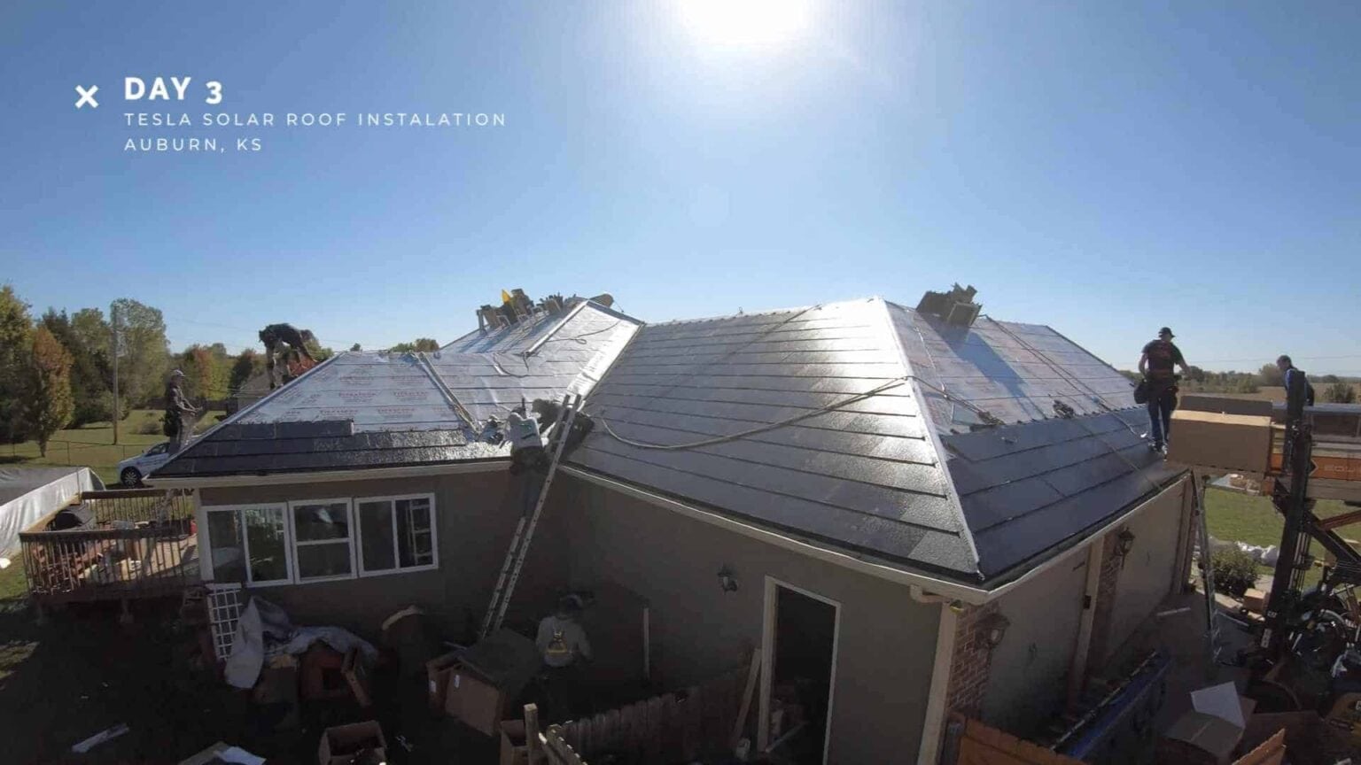 Tesla Solar Roof Instalation