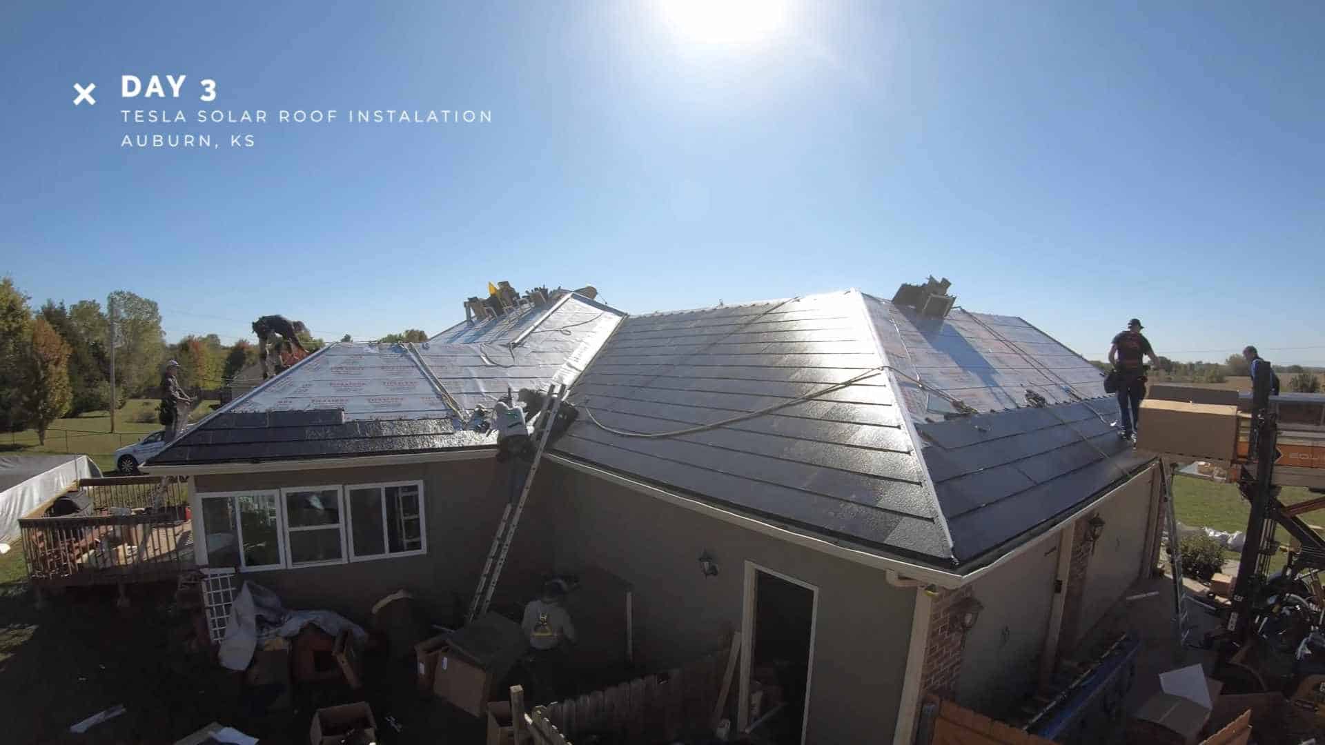 Weddle & Sons Solar Roof Install Day 3