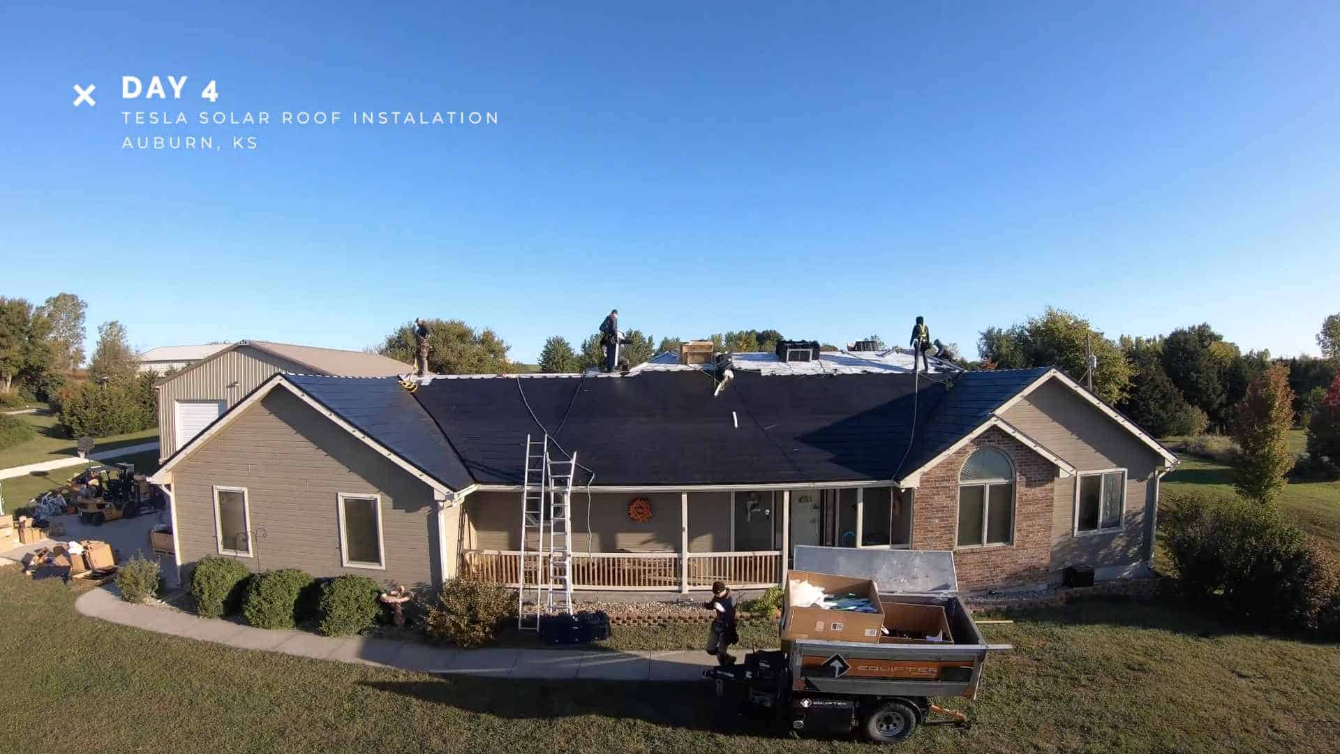 Weddle & Sons Solar Roof Install Day 4