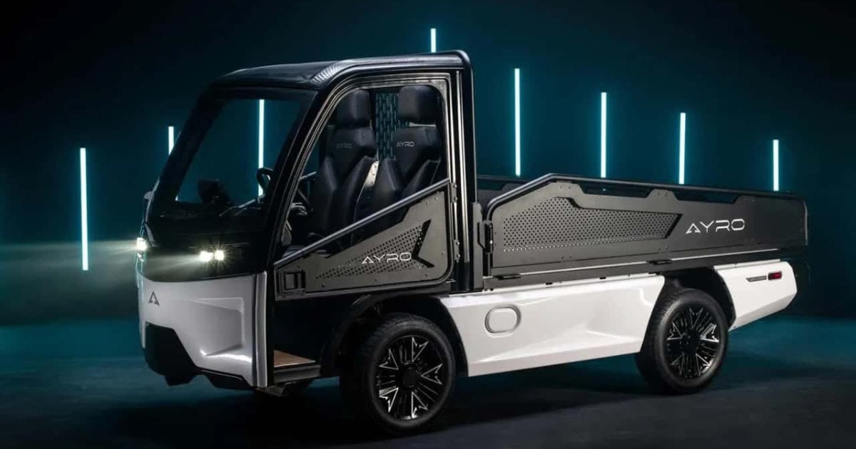 AYRO Vanish First USCrafted Electric MiniTruck Starts StreetLegal