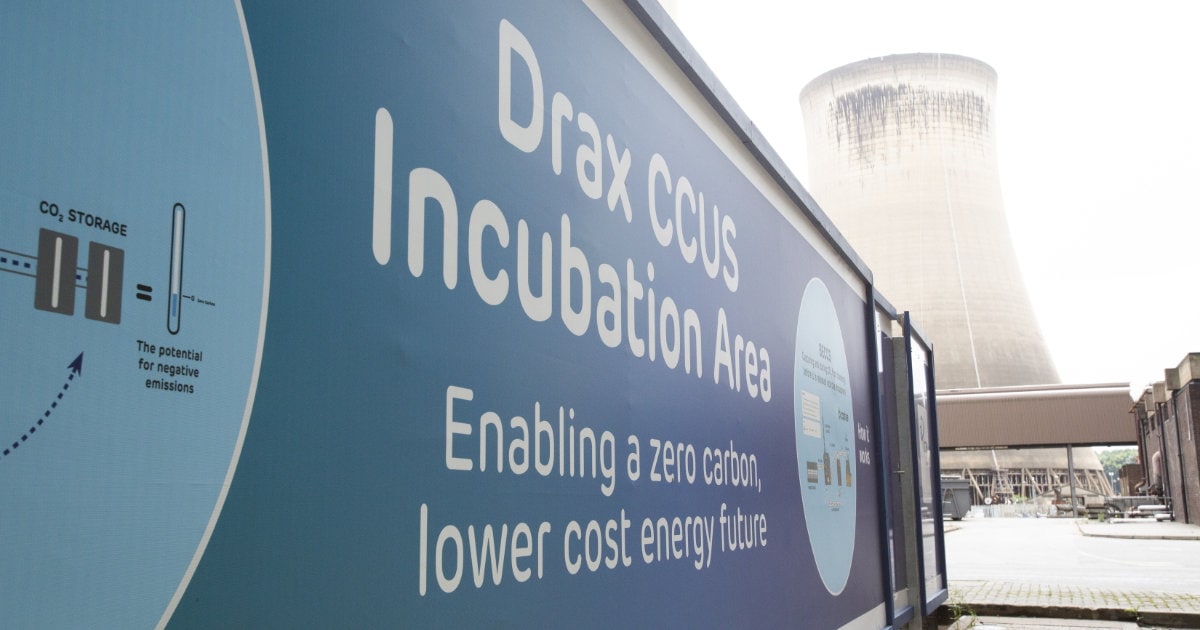 Drax Teams Up with C-Zero for Revolutionary Carbon Capture Solution 5 Drax CCUS Incubation Area