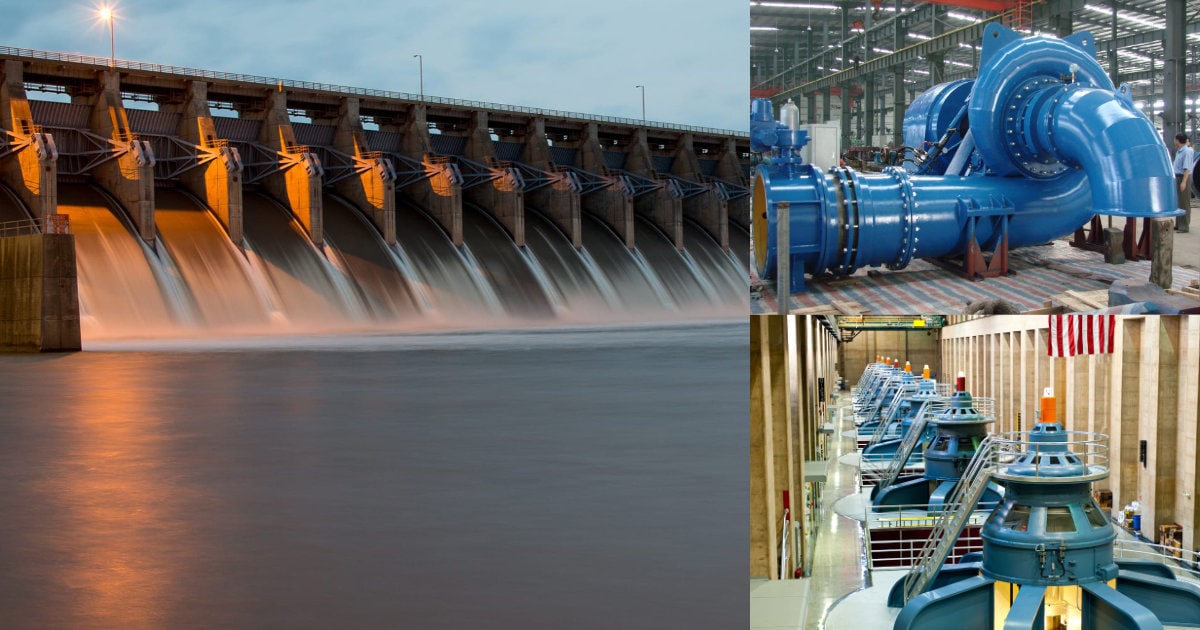 hydroelectric power plant turbines