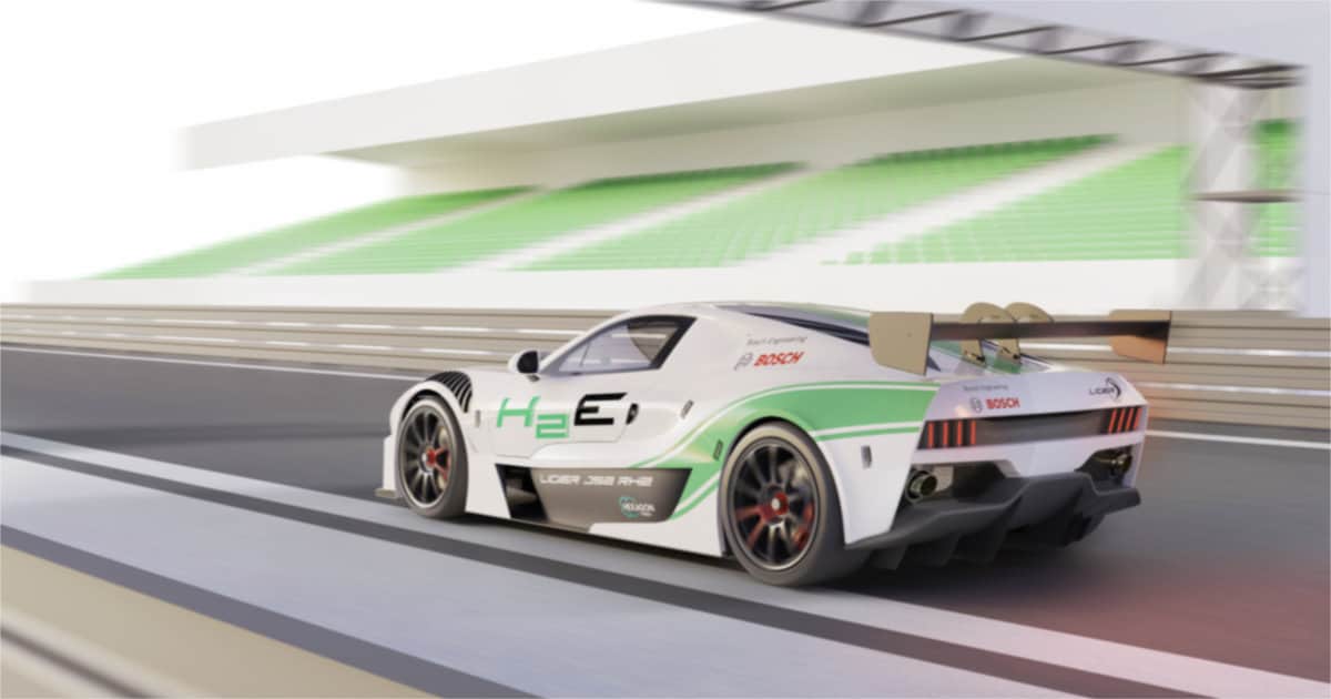 Bosch & Ligier's Hydrogen-Powered Le Mans Race Car Unveiled 2023 5 Bosch & Ligier Hydrogen Powered Race Car - Rear