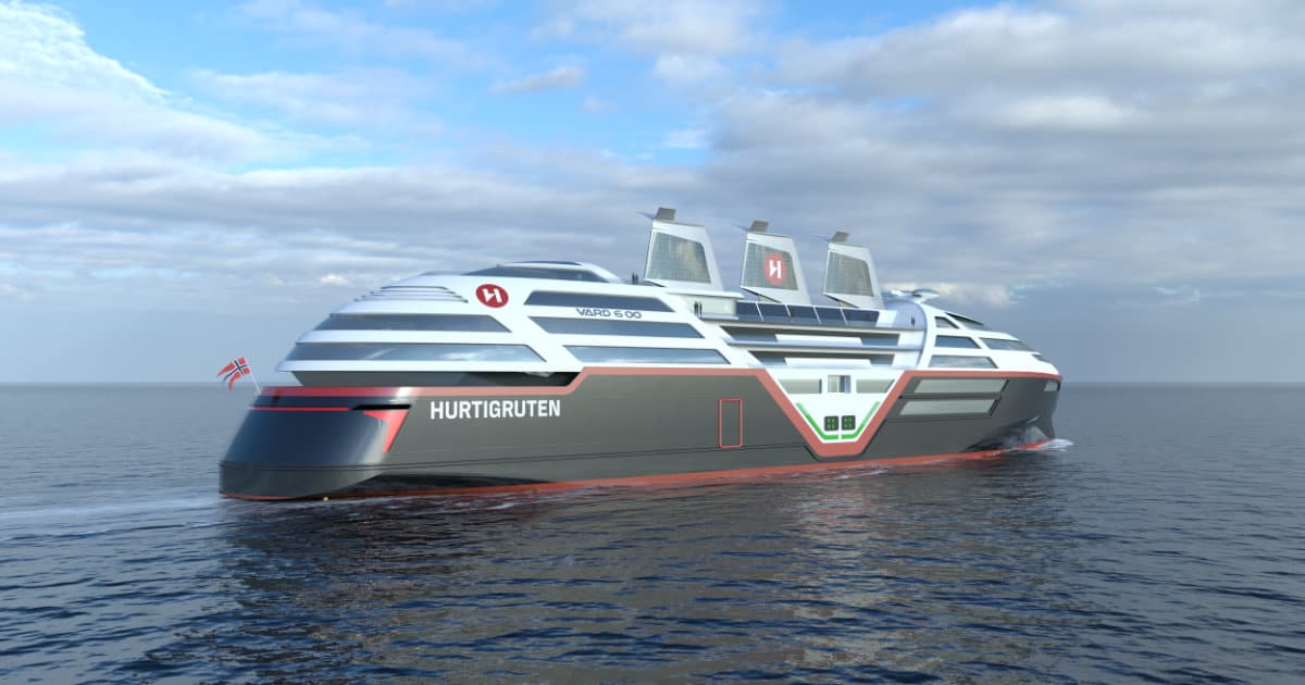 Hurtigruten Norway Debuts Groundbreaking Zero-Emission Electric Cruise Ship 6 Hurtigruten Norway Sea Zero Electric Cruise Ship Starboard