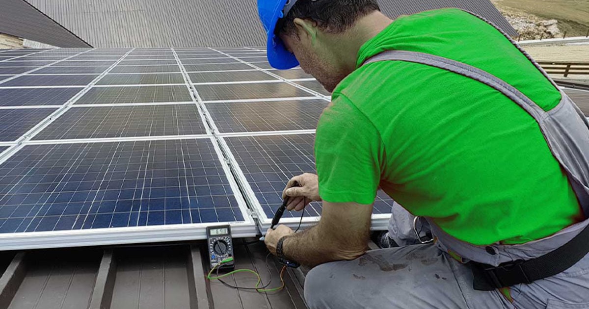 Solar Panel Wiring Install