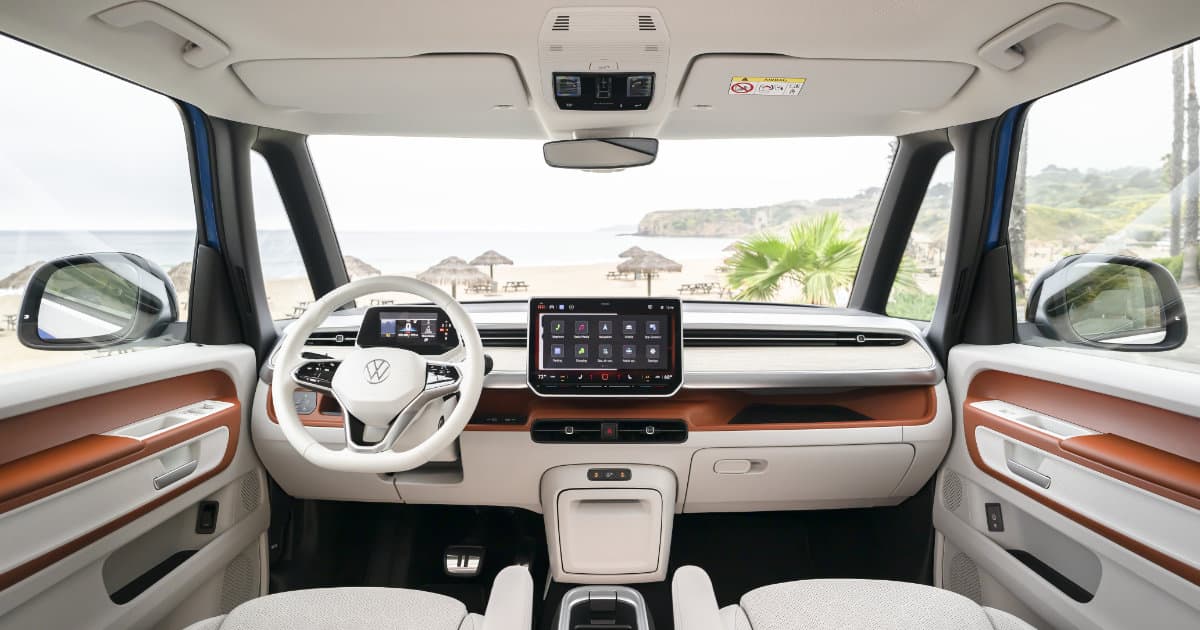Volkswagen Unveils 2024 VW ID Buzz 3-Row EV For North America 3 Volkswagen VW ID. Buzz 2023 - Dash