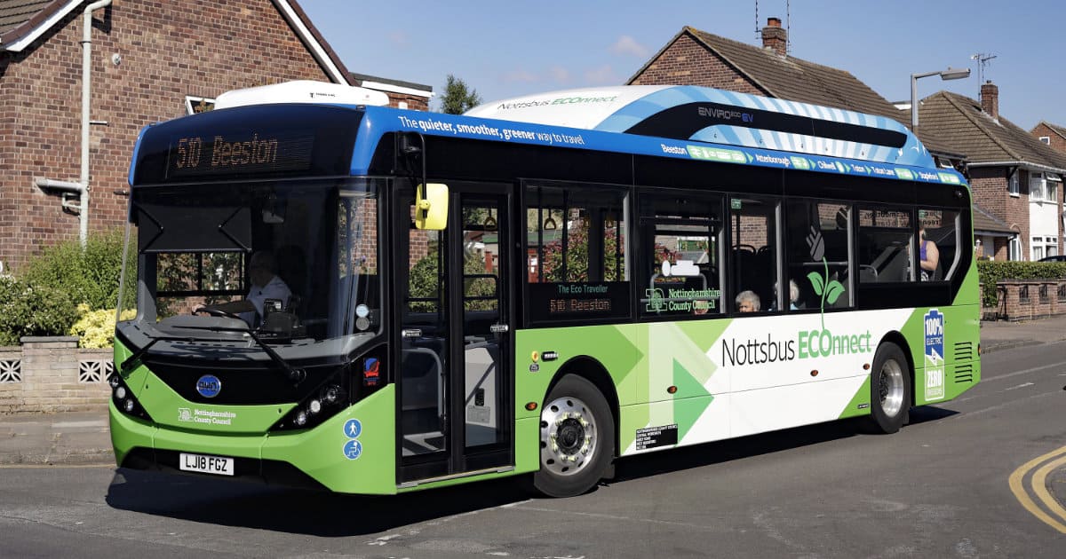 BYD-Alexander Dennis Delivers Sheffield's First Electric Bus 4 BYD-Alexander Dennis Enviro200EV Electric Bus In Use