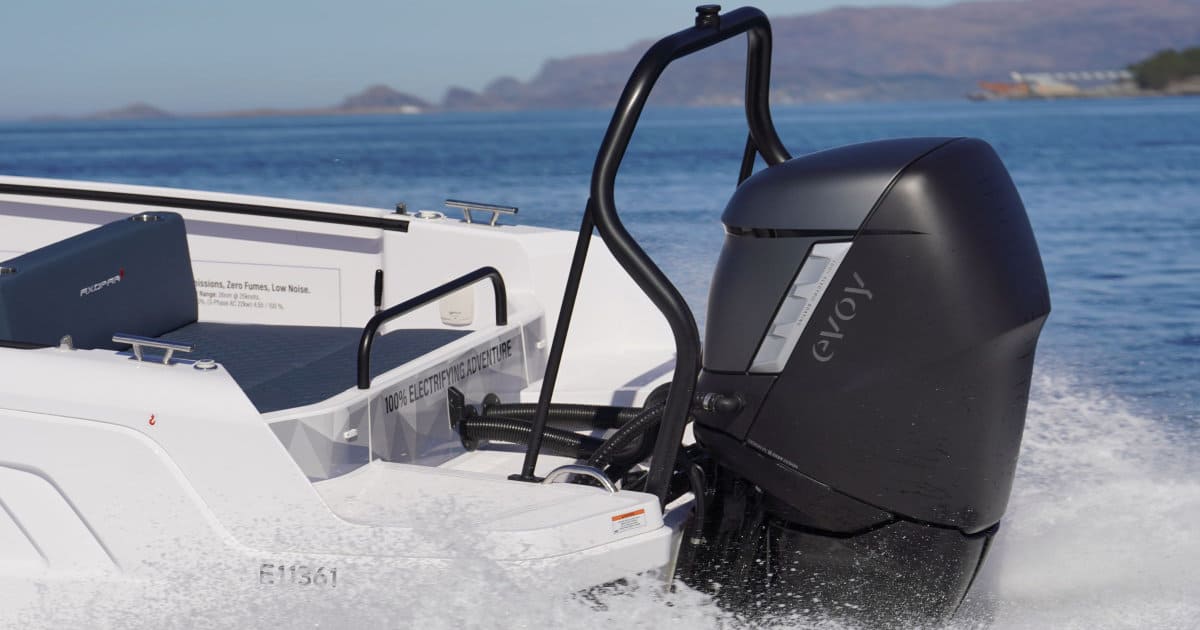 Axopar Invests in Evoy, Accelerating the Shift Towards Electric Boating 4 Evoy Electric Outboard Boat Motor