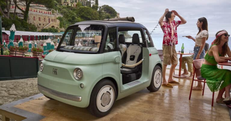 2024 Fiat Topolino Electric Microcar Shower