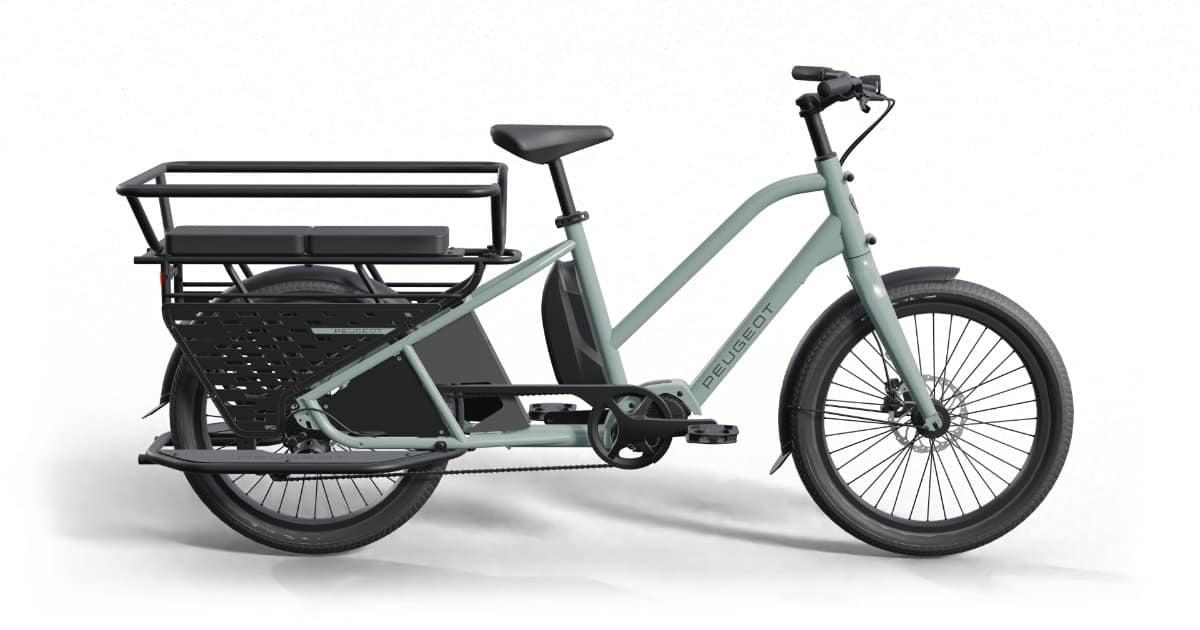 Peugeot Cycles New Connected Electric Bikes For 2024 3 2024 Peugeot Cycles Digital e-Longtail Cargo Bike