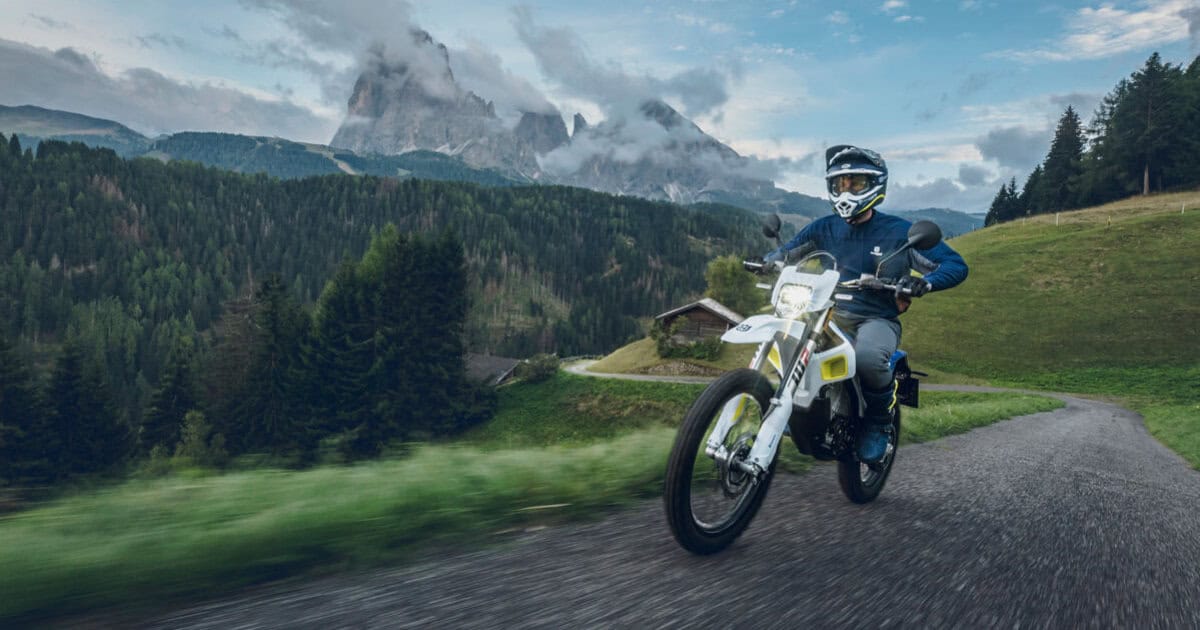 Husqvarna Pioneer 2025 Electric Motorcycle In The Mountains