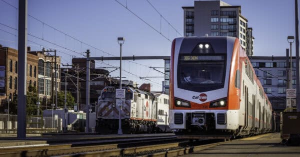 Caltrain Electric Train SF To San Jose