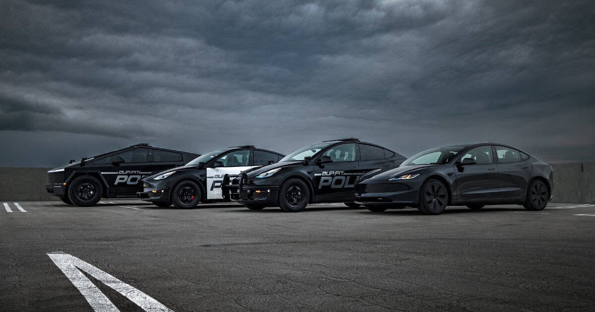 UP.FIT Tesla Electric Law Enforcement Vehicles