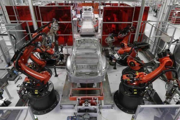 Tesla Gigafactory Production Line